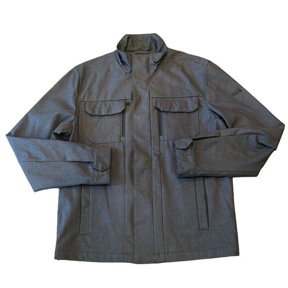 Michael Kors Men's Guilford Soft Shell Jacket Grey Size M - Picture 2 of 11
